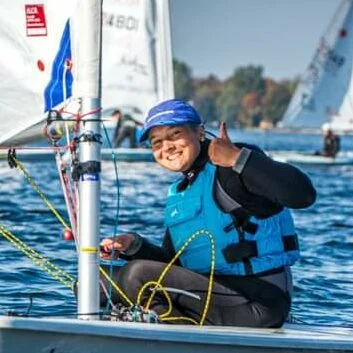 trenerka Julia - doświadczona kadra Lion Sailing