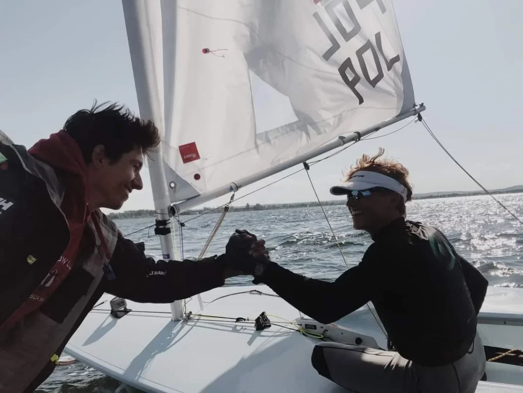 Mistrzowska Kadra - trening na ILCA z lion sailing